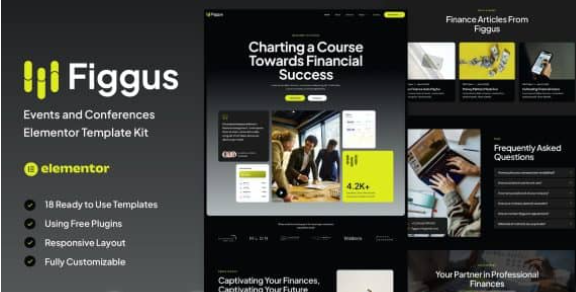 Figgus – Finance & Investment Elementor Template Kit