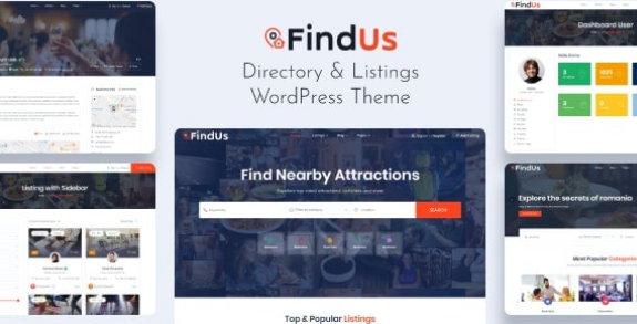 Findus - Directory Listing WordPress Theme