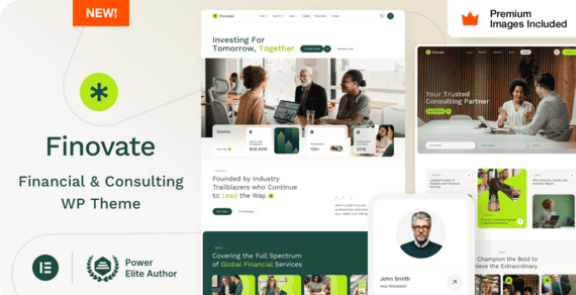 Finovate – Financial Advisors & Business Consulting WordPress Theme