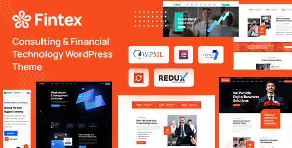 Fintex Consulting Corporate WordPress Theme