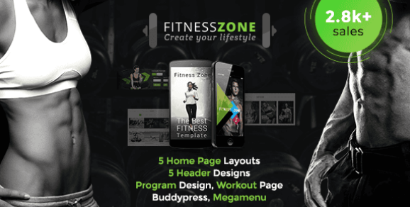Fitness Zone WordPress Theme