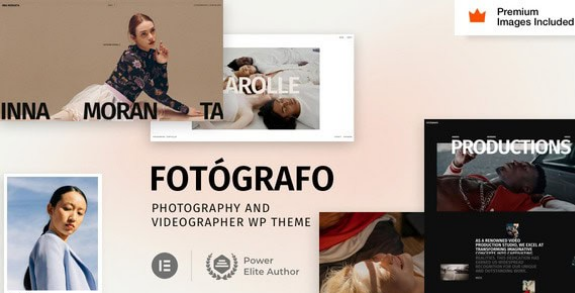 Fotógrafo Photography Videographer WordPress Theme