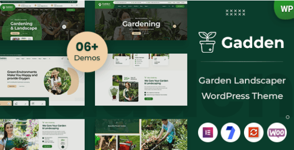 Gadden Garden Landscaper WordPress Theme