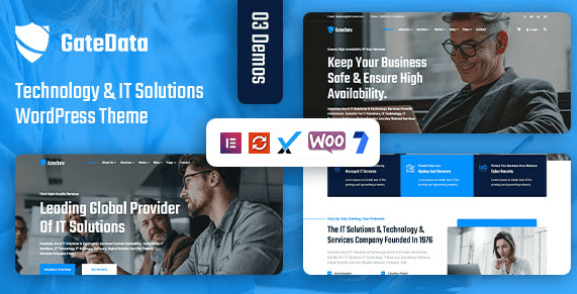 GateData IT Solutions & Technology WordPress Theme