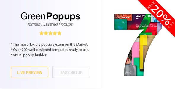 Green Popups (formerly Layered Popups)