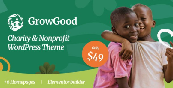 GrowGood - Charity & Nonprofit WordPress Theme