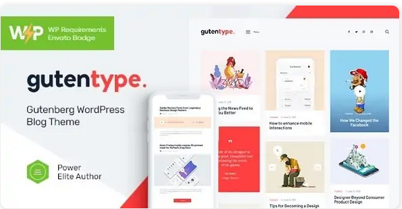 Gutentype Gutenberg Theme for Modern Blog