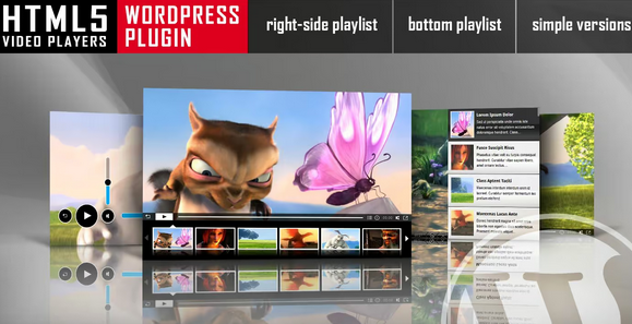 HTML5 Video Player With Playlist WordPress Plugin