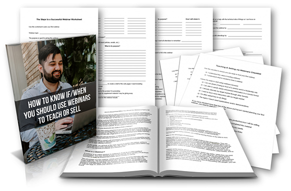 How To Know If When You Should Use Webinars To Teach Or Sell