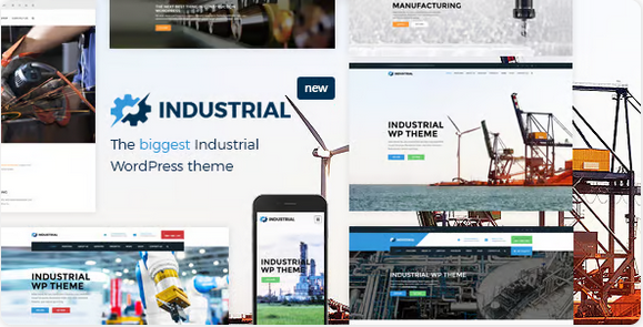 Industrial Factory Business WordPress Theme