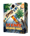 Items and Elements Coloring Pages for Kids