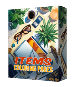 Items and Elements Coloring Pages for Kids