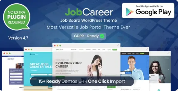 JobCareer Job Board Responsive Theme