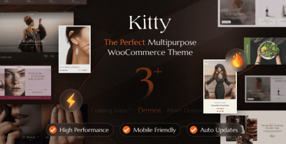 Kitty Fashion Clothing, Furniture WordPress Theme