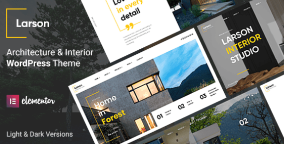 Larson Architecture WordPress Theme