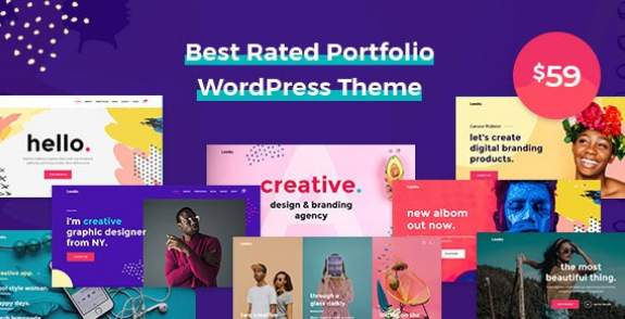 Leedo – Modern, Colorful & Creative Portfolio WordPress Theme