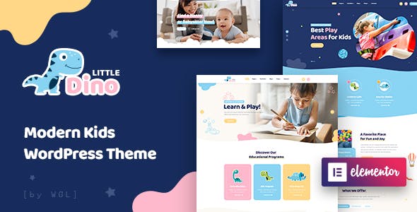 Littledino Kids WordPress Theme