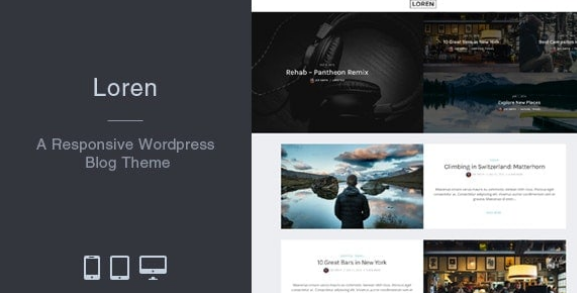 Loren - Responsive WordPress Blog Theme