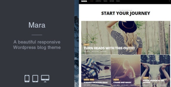 Mara Beautiful Photo WordPress Blog Theme