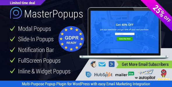Master Popups WordPress Plugin