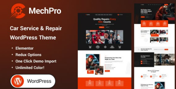 Mechpro - Car Service & Repair WordPress Theme