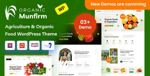 Munfirm Organic Food Store WordPress Theme