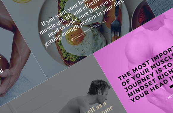 Muscle Building 101 Quote Posters