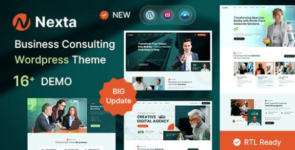 Nexta - Business Consulting WordPress Theme