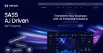 Nexux - AI Saas Landing Page WordPress Theme