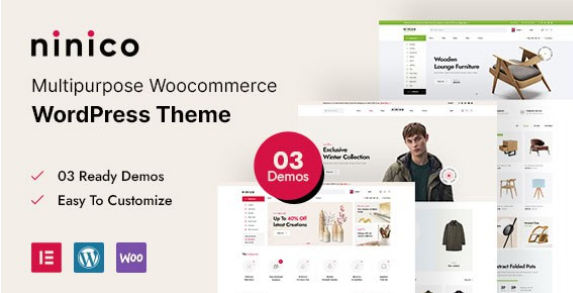 Ninico - Minimal WooCommerce WordPress Theme
