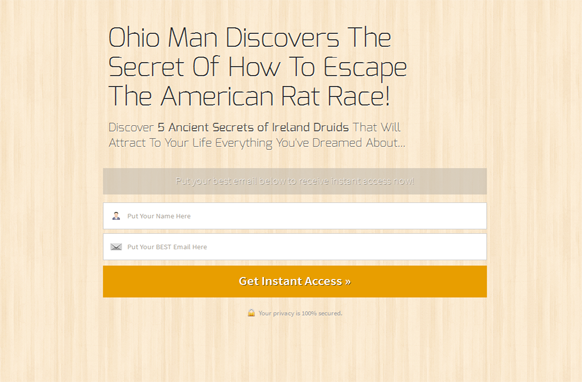 Orange Style Responsive HTML Mobile Squeeze Page Edition
