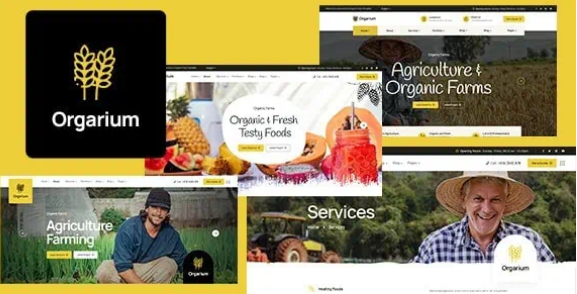Orgarium - Agriculture & Organic Farm WordPress Theme