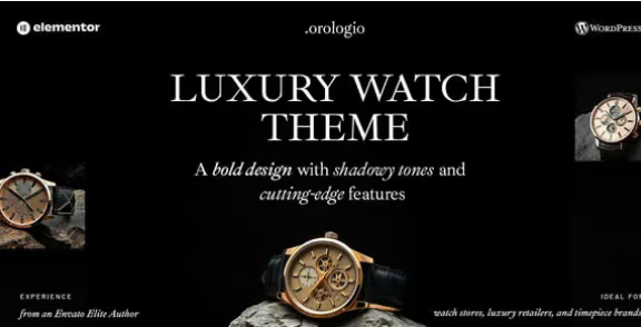 Orologio – Luxury Watch Store WordPress Theme