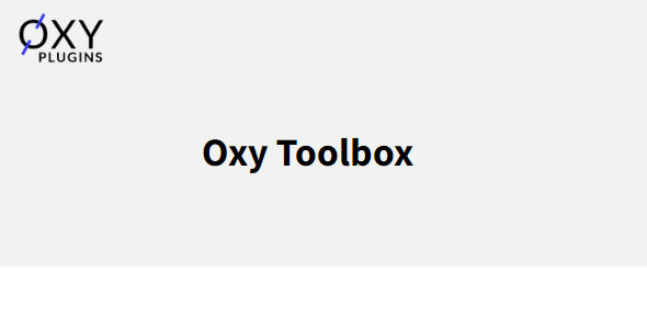 Oxygen Oxy Toolbox