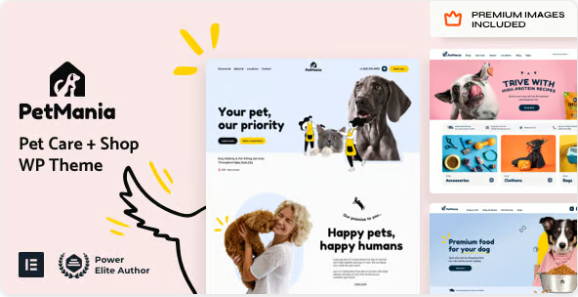 PetMania Pet Shop and Care Theme