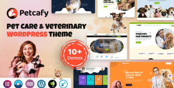 Petcafy Pet Care & Veterinary WordPress Theme