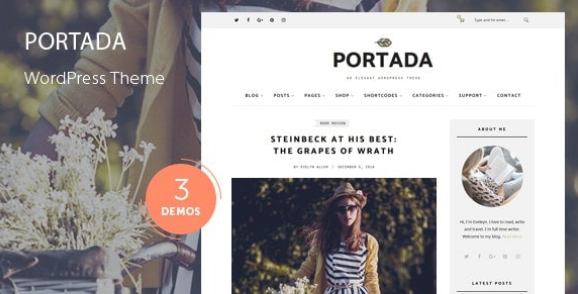 Portada - Blog WordPress Theme