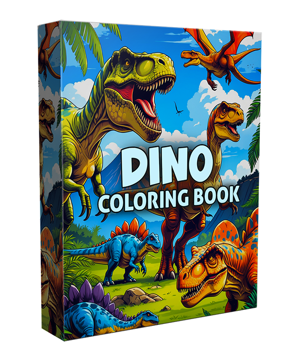 Printable Dinosaur Coloring Book