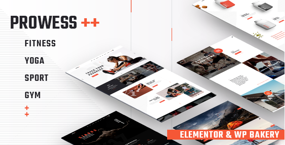 Prowess Fitness and Gym Theme