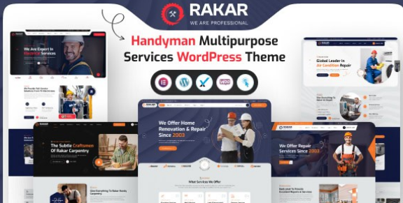 Rakar - Multipurpose Services WordPress Theme