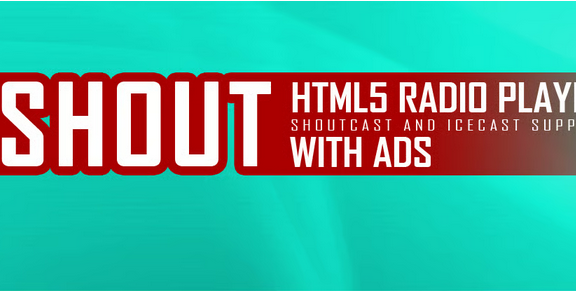 SHOUT – HTML Radio Player With Ads – WP Plugin