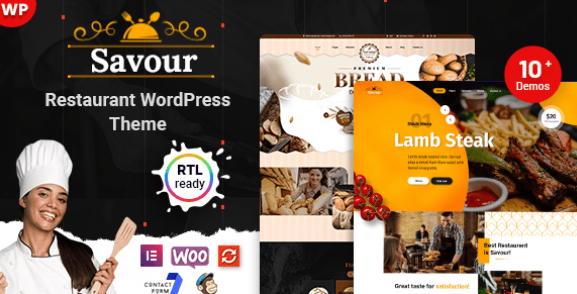 Savour Restaurant WordPress Theme