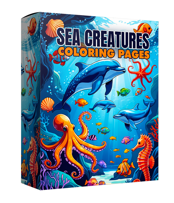 Sea Creature Coloring Pages for Kids
