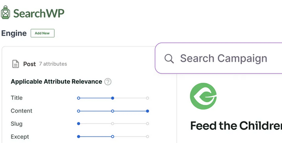SearchWP Give Integration