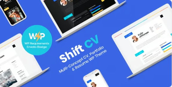 ShiftCV Blog-Resume-Portfolio WordPress Theme