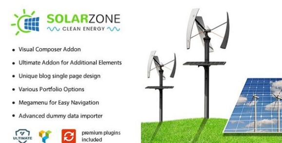 Solar Energy - Wind & Power Company WordPress Theme