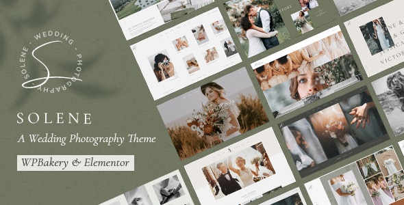 Solene Wedding Photography Theme