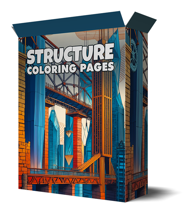 Structure and Architecture Coloring Pages