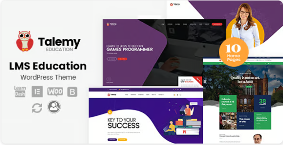 Talemy LMS Education WordPress Theme