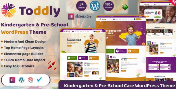Toddly – Kids & Kindergarten WordPress Theme